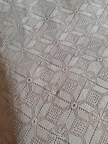 Copriletto uncinetto vintage - copriletto,