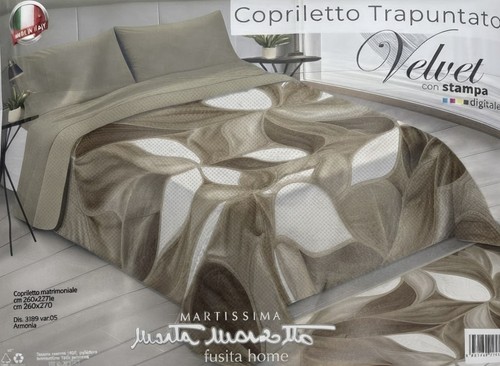 Copriletto trapuntato - copriletto,