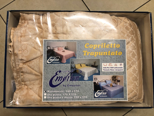 Copriletto trapuntato - copriletto,